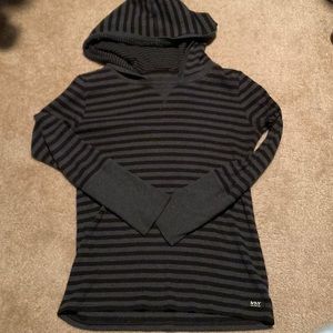 Womens hooded thermal sweatshirt by Marc New York.